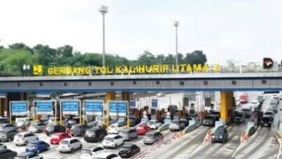 Volume Lalu-lintas di Gerbang Tol Ruas Jabodetabek Meningkat pada H -2 Natal 2025