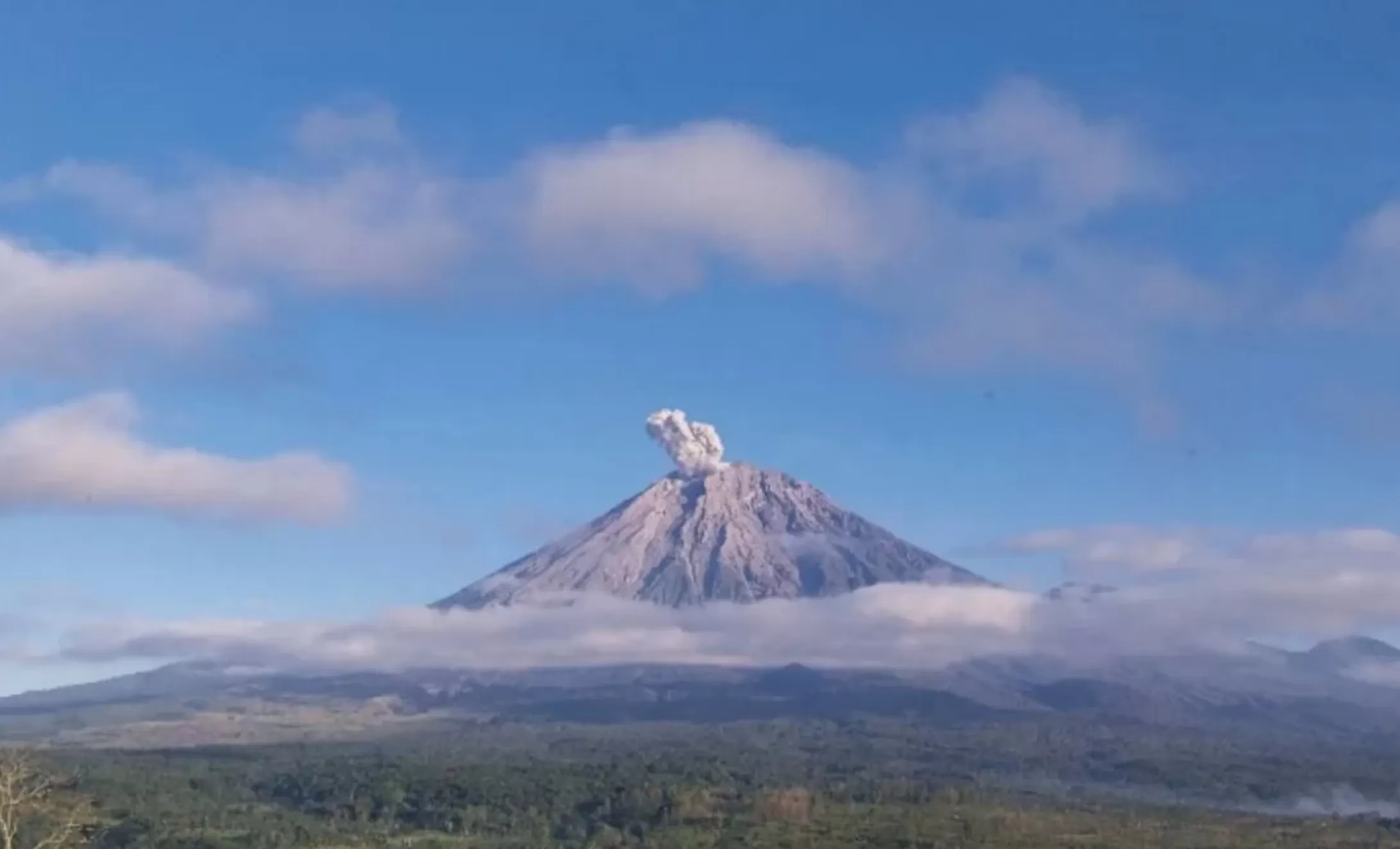 Gunung Semeru Kembali Erupsi, Ketinggian Kolom Abu Capai 900 Meter