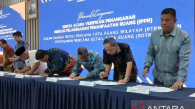 Wabup Paluta Teken Verifikasi IPPR di Kementerian ATR/BPN