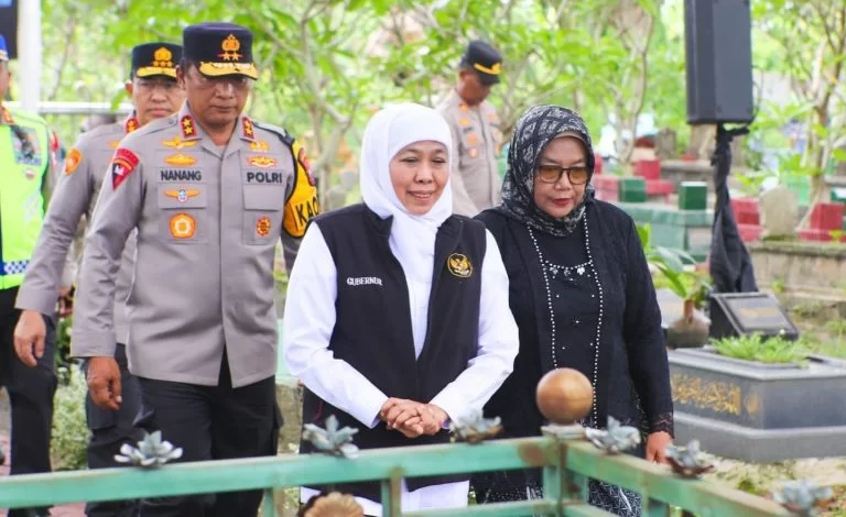 Peletakan Batu Pertama Museum Marsinah, Khofifah: Media Edukasi Nilai Perjuangan Buruh