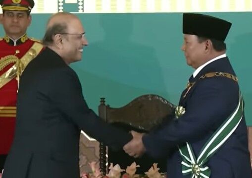 Presiden Prabowo Dianugerahi Bintang Tertinggi Pakistan