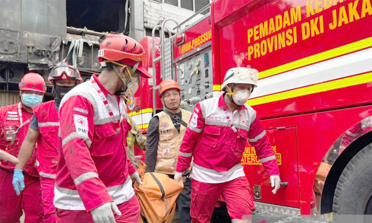 Korban Kebakaran Ruko Kemayoran Bertambah Jadi 17 Orang