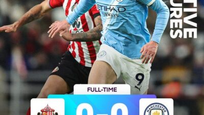 Liga Inggris: City Gagal Menang, Ditahan Sunderland 0-0