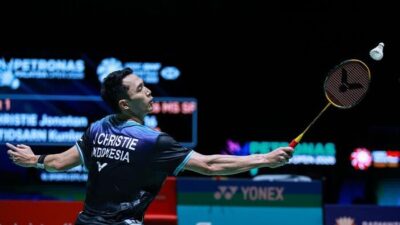 Jonatan Christie Gagal Juara India Open 2026 Usai Kalah dari Lin Chun-yi di Final