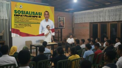 Sosialisasi 4 Pilar di Teluk Bintuni, Alfons Ajak Keluarga Besar Toraja Jaga Persatuan Bangsa