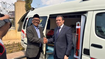 Baznas Hibahkan Lima Ambulans ke Mesir untuk Bantu Warga Gaza