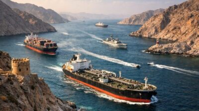 Lalu Lintas Selat Hormuz Mulai Pulih, 220 Kapal Melintas Selama Maret