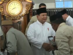 Presiden Prabowo Salat Id di Aceh Tamiang