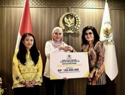 Sari Yuliati Serahkan Bantuan Fraksi Golkar Sebesar Rp150 Juta untuk Korban Gempa Sulut