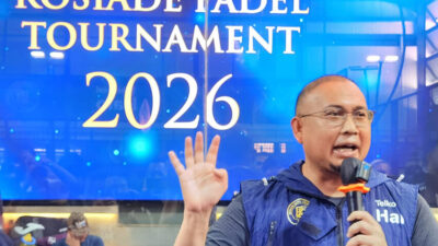 Gelar Turnamen Padel Gratis, Andre Rosiade Dorong Olahraga Berbasis Keluarga