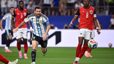Messi Cetak Rekor, Argentina Kalahkan Austria 2-0