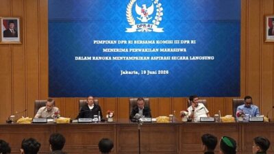 Pimpinan DPR Terima Audiensi Perwakilan Demo Mahasiswa Secara Tertutup