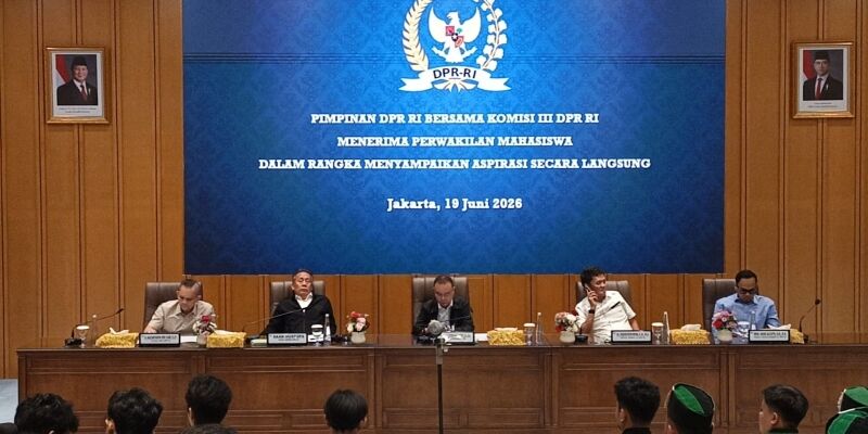 Pimpinan DPR Terima Audiensi Perwakilan Demo Mahasiswa Secara Tertutup