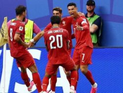 Ronaldo Borong Dua Gol, Portugal Ungguli Uzbekistan 3-0 di Babak Pertama