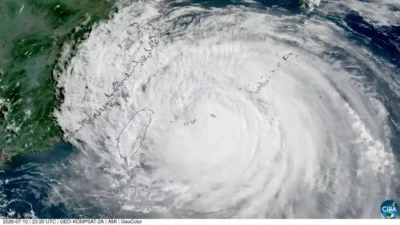 Topan Bavi Hantam Pesisir Timur China, Hampir Dua Juta Warga Dievakuasi