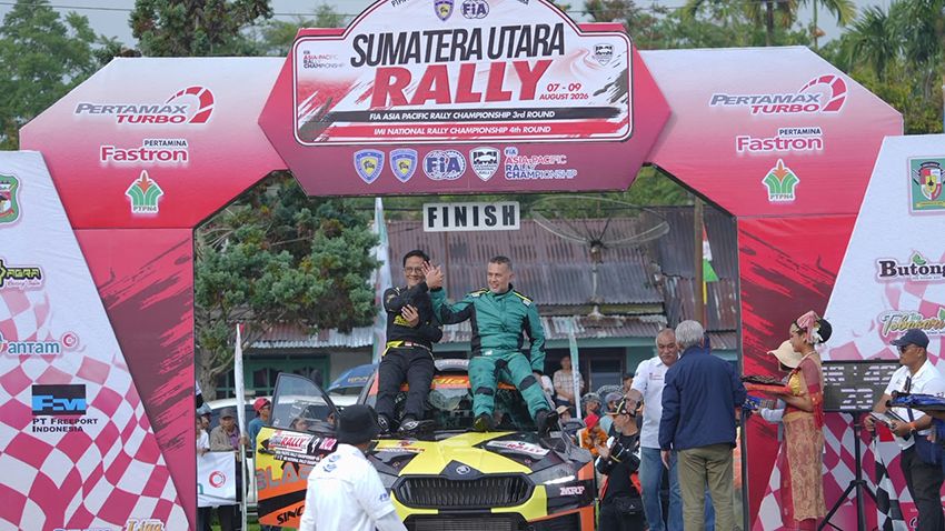 Selesaikan 12 SS, Local Hero Ijeck Juara Sumatera Utara Rally 2026