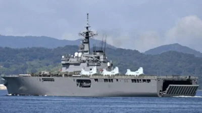 Bantu Padamkan Karhutla di Indonesia, Jepang Kirim Kapal Kunisaki dan 350 Personel