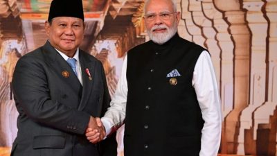 Disambut PM Modi di New Delhi, Presiden Prabowo Suarakan Kepentingan RI di BRICS