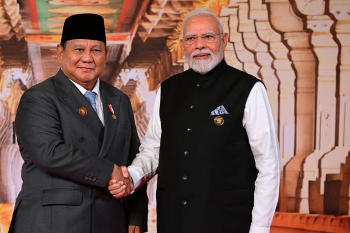 Disambut PM Modi di New Delhi, Presiden Prabowo Suarakan Kepentingan RI di BRICS