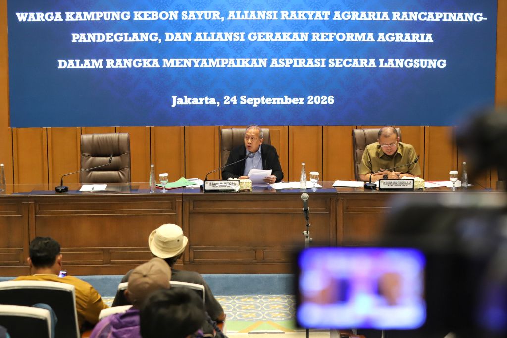 Warga Datang ke DPR Bawa Persoalan Agraria, Saan: Kita Diskusikan dan Tindak Lanjuti!