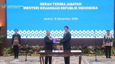 Resmi Serahkan Estafet Menkeu ke Suahasil, Purbaya: Tak Ada Pesan Khusus, Dia Sudah Jago!