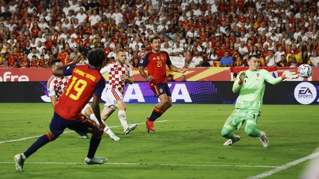 Spanyol Pesta Gol, Inggris Amankan Tiga Poin