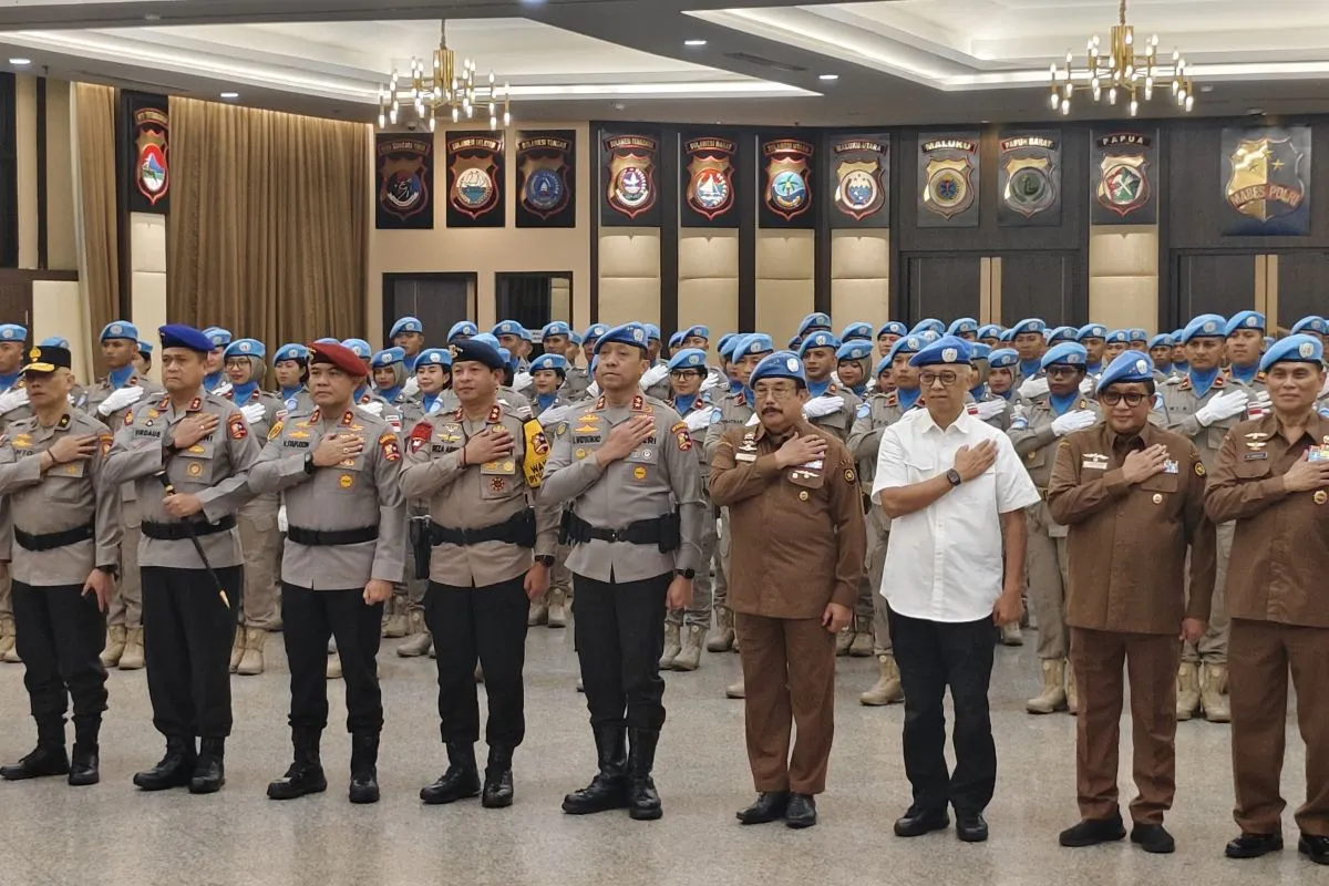 140 Polisi Indonesia Terbang ke Afrika untuk Misi PBB