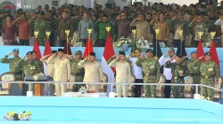 HUT ke-81 TNI, Prabowo Pimpin Upacara di Cilangkap