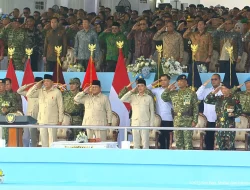 HUT ke-81 TNI, Prabowo Pimpin Upacara di Cilangkap