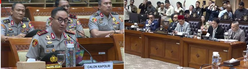 Komjen Pol. Suyudi Ario Seto Jalani Fit and Proper Test Calon Kapolri di Komisi III DPR